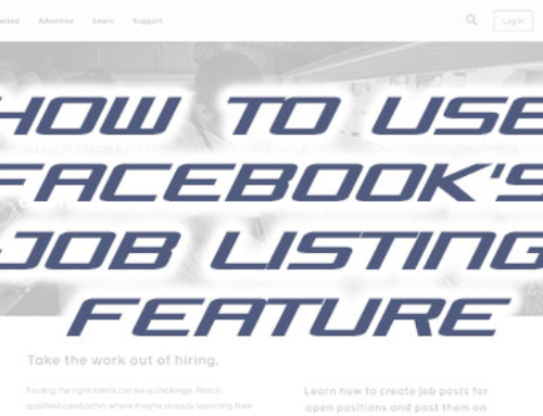 How to Use Facebook’s Job Listing Feature